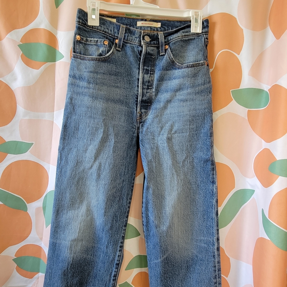 Levi ribcage jeans